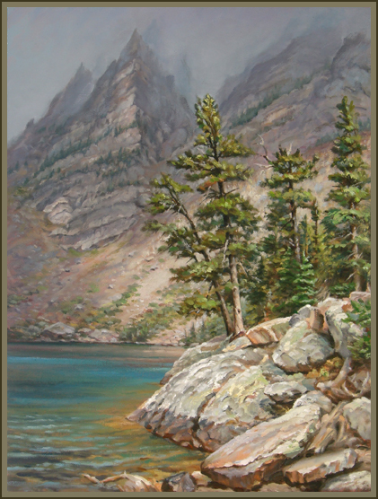 Sun & Fog at Emerald Lake<br>by  Larry Tucci.