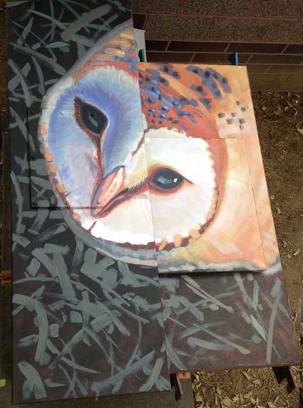 barn owl mural top